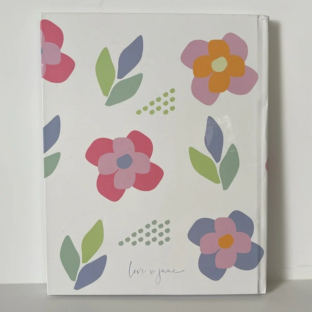 Love x June Hardcover Floral “Book of Loves” Photo Journal for Mom or Loved Ones